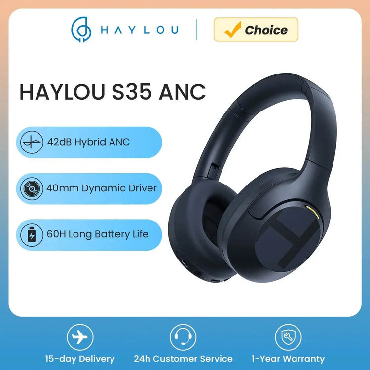 HAYLOU Bluetooth Headphones and Wireles Audio with Deep Bass Headphone