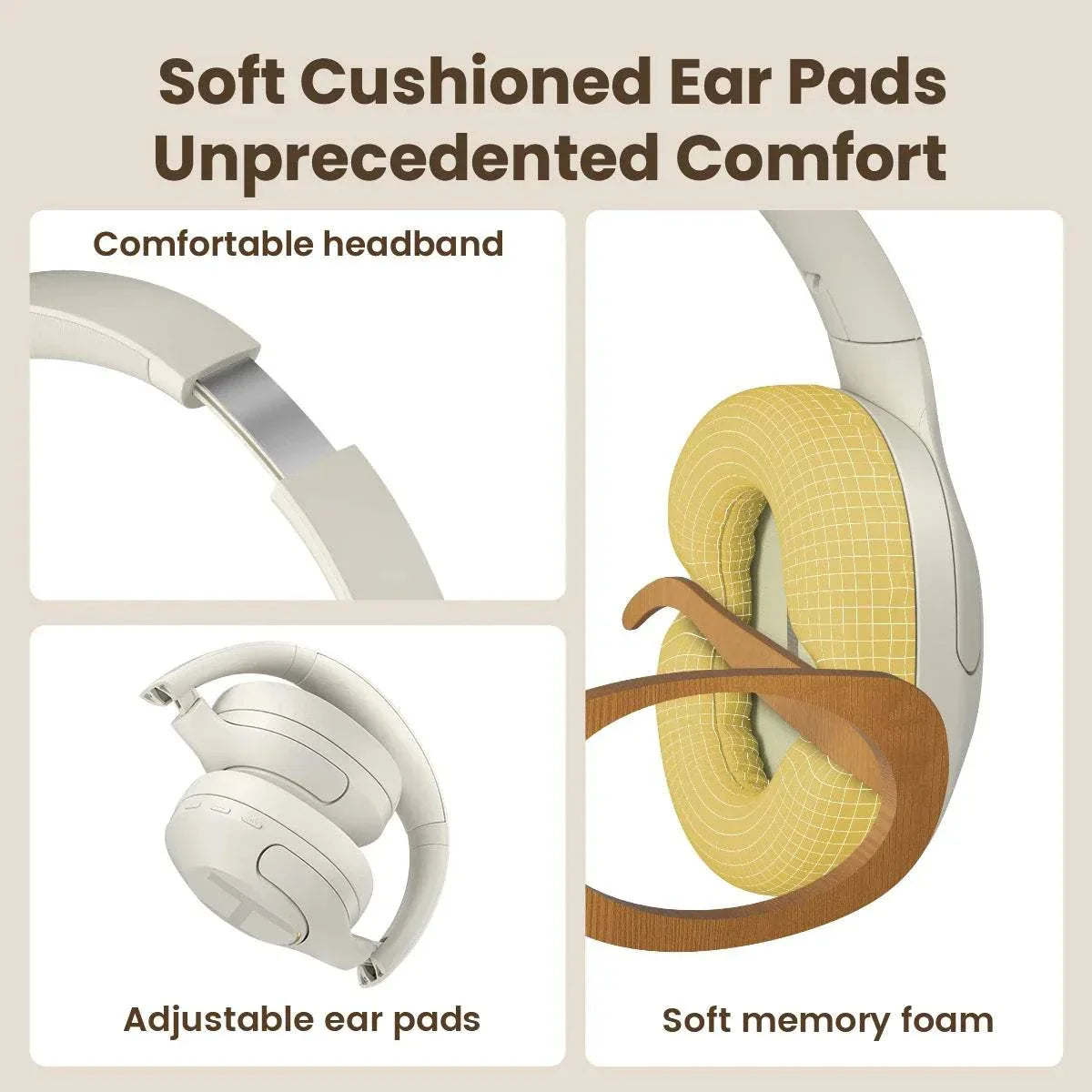 HAYLOU Bluetooth Headphones and Wireles Audio with Deep Bass Headphone