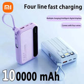 Xiaomi Power Bank with Built-in Cables – Fast, Portable Charging